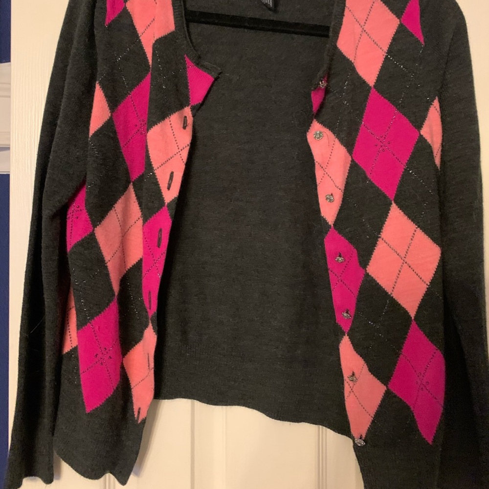 New York and Company Argyle Sweater